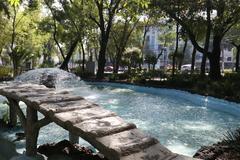 Parque España in Mexico City on a sunny day