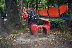 Old playground in Parque España, Mexico City