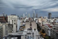 View from Otto Wulff Building in Buenos Aires, Argentina