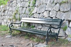 bench overlooking the Mediterranean Sea in Dubrovnik