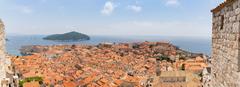 view from Minčeta Fortress of the Old Town of Dubrovnik, Croatia