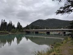 A day in Banff with scenic mountain view and lake