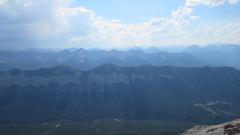 Sulphur Mountain view from Mount Rundle