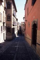 Panoramic view of Toledo, Spain with the Alcazar and Cathedral