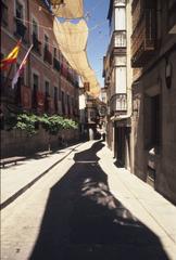 View of Toledo, Spain with historic buildings and the Tagus River