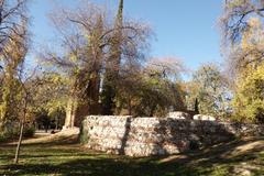 ruinas de la iglesia románica de San Pelayo en El Retiro, Madrid