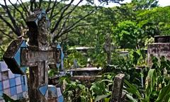 Memorial Cross at Armero tragedy site