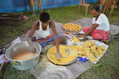 Fish fry preparations in North 24 Parganas