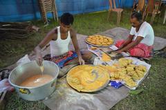 fish fry preparations in Baduria