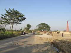 Berachampa-Baduria Road in North 24 Parganas