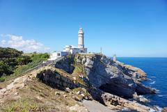 Cabo Mayor Lighthouse in Santander, Spain