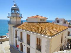 Peníscola lighthouse and castle