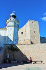 Lighthouse and tower in Peñíscola