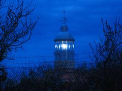 Faro de la cerda at night