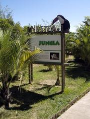 Entrance of Jungle theme area in Faunia, Madrid