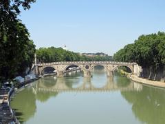 Ponte Sisto pedestrian bridge in Rome