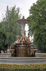 Fuente de los Galápagos in Parque del Retiro, Madrid