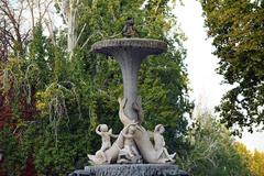 Fuente de los Galápagos in Plaza de Nicaragua at Parque de El Retiro, Madrid