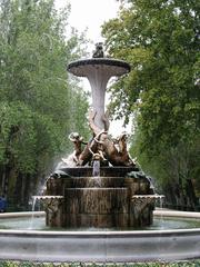 Fuente de los Galápagos in Buen Retiro Gardens, Madrid