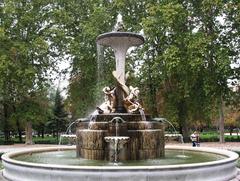 Fuente de los Galápagos at Jardines del Buen Retiro in Madrid