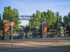 Entrance of Parque de Atracciones de Madrid