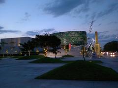 Gran Museo del Mundo Maya de Mérida at dusk