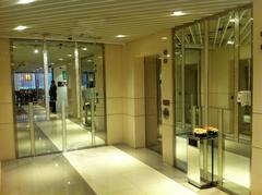 interior of China Hong Kong City mall lift lobby in Tsim Sha Tsui, Hong Kong