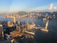 Wikimania 2013 in Hong Kong viewed from Sky100