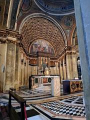 Interior of Santa Maria presso San Satiro in Milan