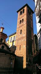 San Satiro Church Bell Tower in Milan, Italy