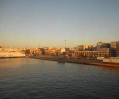 Piraeus port in February 2016