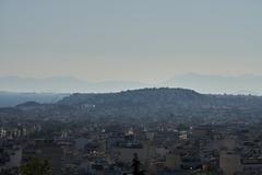 View of the peninsula of Piraeus from the plateau of Melite