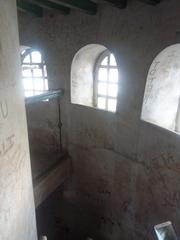 inside view of the Hooghly Imambara clock and bell tower