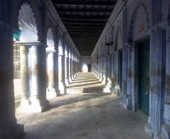 Inside view of iconic Hooghly Imambara showing Islamic architectural patterns