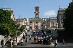 Cordonata, Dioscuri, Palazzo Senatorio in Rome