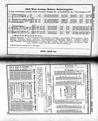 Historic bus schedules from 1934 for southern Vienna routes