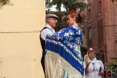 Concurso de chotis in Vistillas during Virgen de la Paloma festival, Madrid