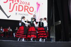 Regional dances at Gardens of Las Vistillas during Saint Isidore the Farmer Festival 2024, Madrid