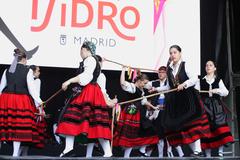 regional dances in the Gardens of Las Vistillas during the Saint Isidore the Farmer Festival 2024