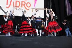 Regional dances in Las Vistillas Gardens during Saint Isidore Festival 2024, Madrid