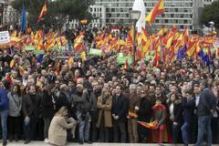 Protest at Plaza de Color against Pedro Sánchez