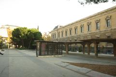 Seta-shaped pergola in Jardín del Descubrimiento, Madrid