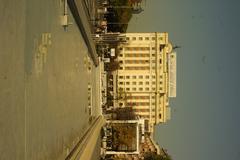 Madrid Plaza de Colón pond