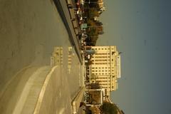 Plaza de Colón pond in Madrid