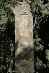 water from main fountain reflecting on a column in Jardí del Bisbe, Palma de Mallorca