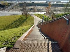 Baakenpark Hamburg stairs Himmelsberg