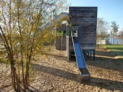 Baakenpark Hamburg playground slides