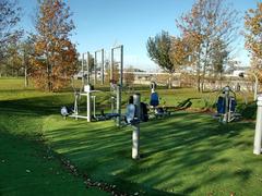 Baakenpark Hamburg fitness equipment