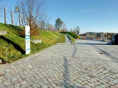 Baakenpark Hamburg with accessible pathways