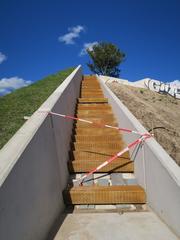 Baakenpark under construction in Hamburg-HafenCity